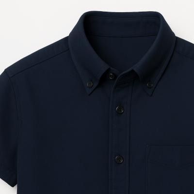 Short Sleeve Shirt with Buttons
